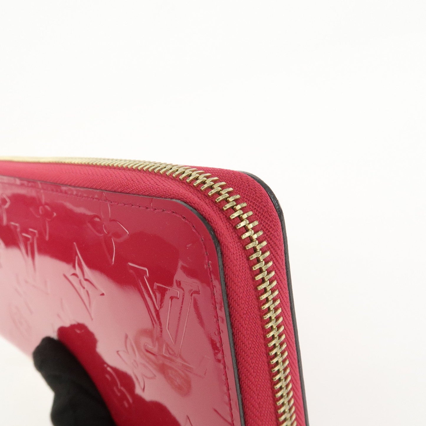 Louis Vuitton Monogram Vernis Round Zippy Wallet Rose Indien M91597【Pre-order】