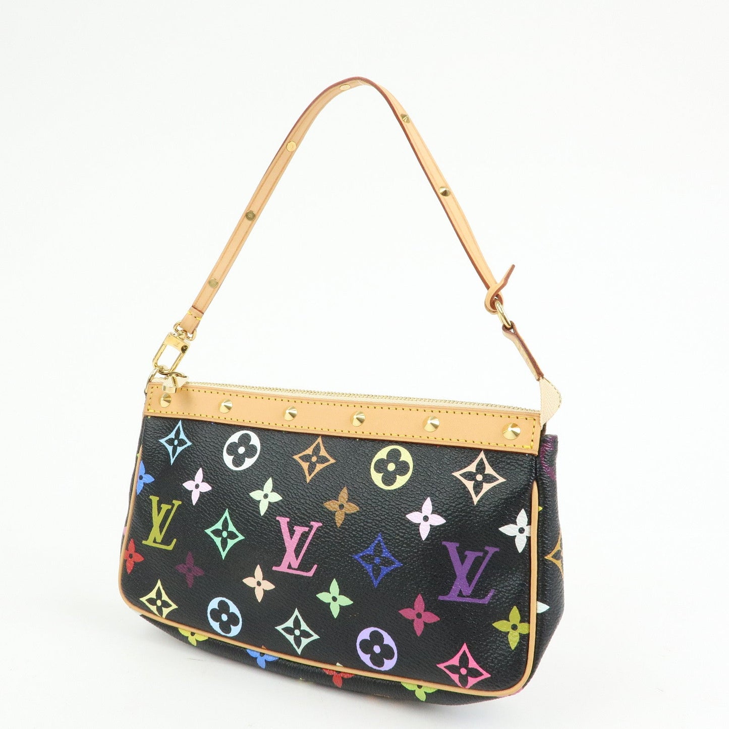 Louis Vuitton Monogram Multicolor Pochette Accessoires Noir M92648【Pre-order】