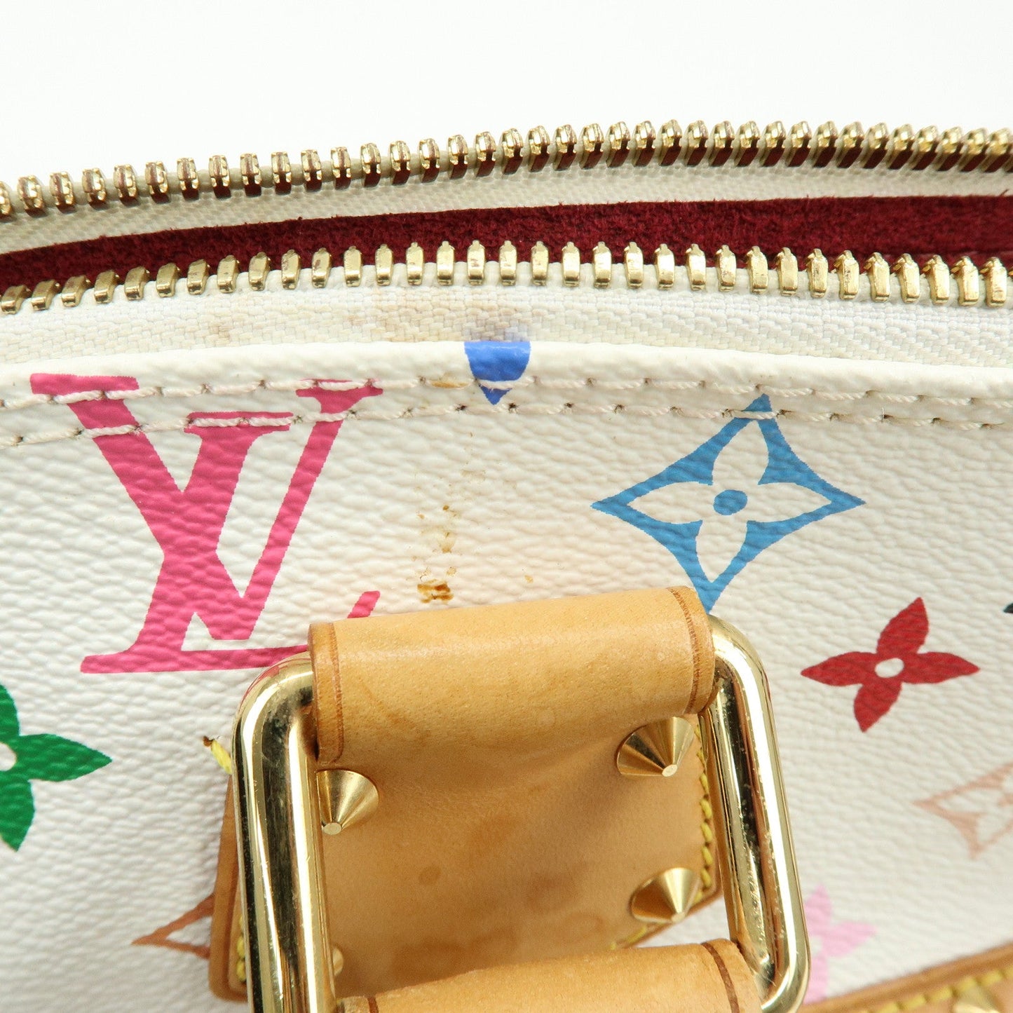 Louis Vuitton Monogram Multicolor Alma PM Hand Bag Blanc M92647【Pre-order】