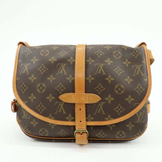 Louis Vuitton Monogram Saumur 30 Shoulder Bag Brown M42256【Pre-order】