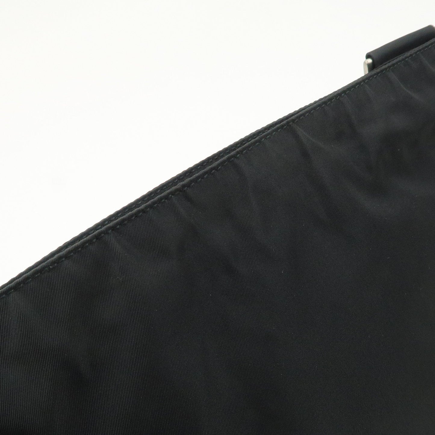 Prada Triangle Logo Nylon Leather Shoulder Bag Crossbody Bag Black【Pre-order】