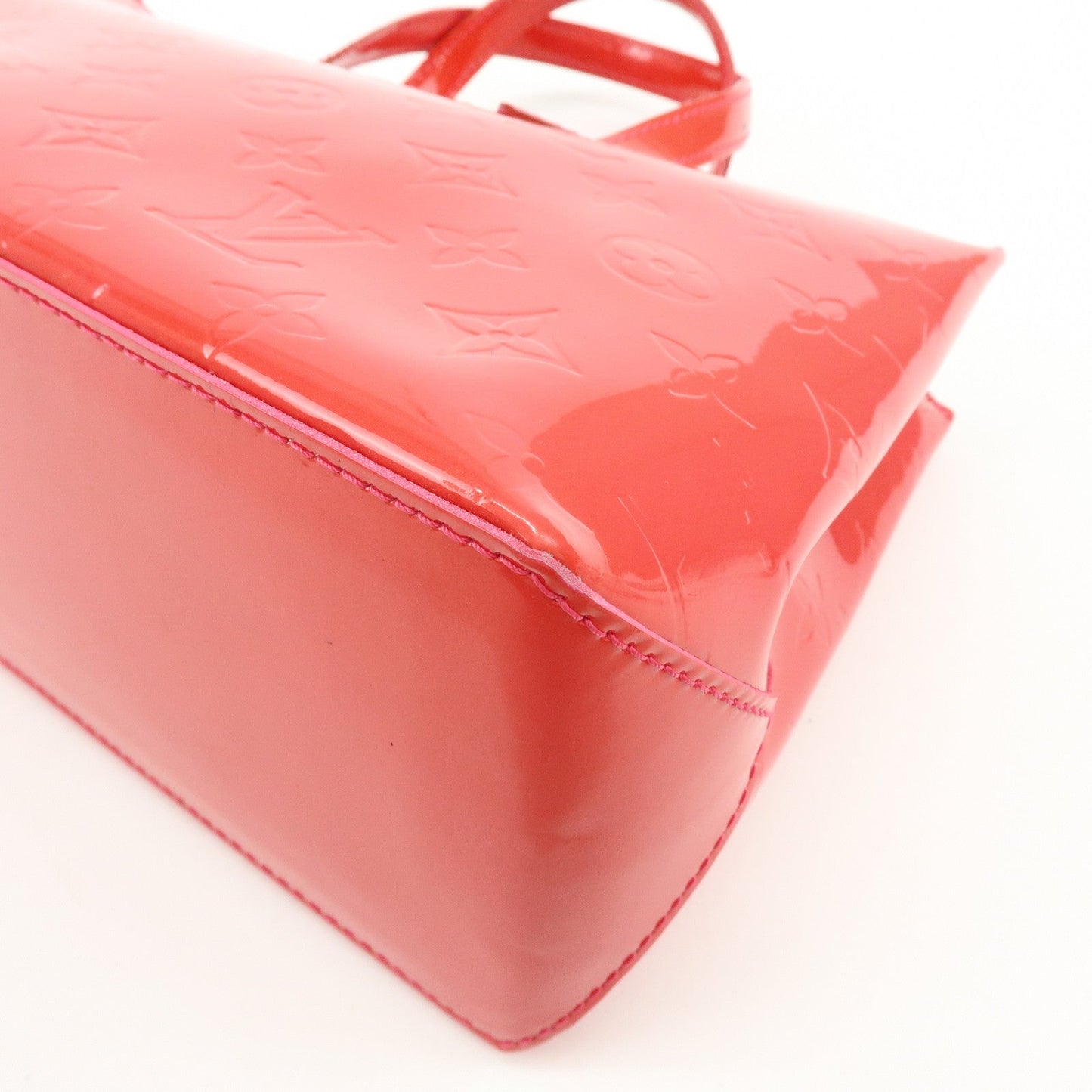 Louis Vuitton Monogram Vernis Wilshire PM Hand Bag Rose Pop M93643【Pre-order】