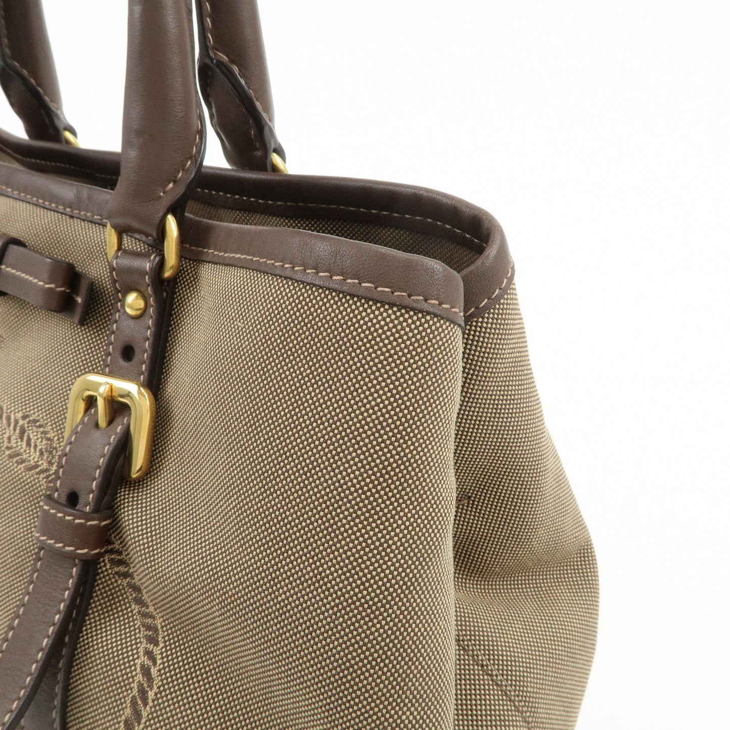 Prada Jaguard Canvas Leather 2Way Tote Bag Shoulder Bag BN1841【Pre-order】
