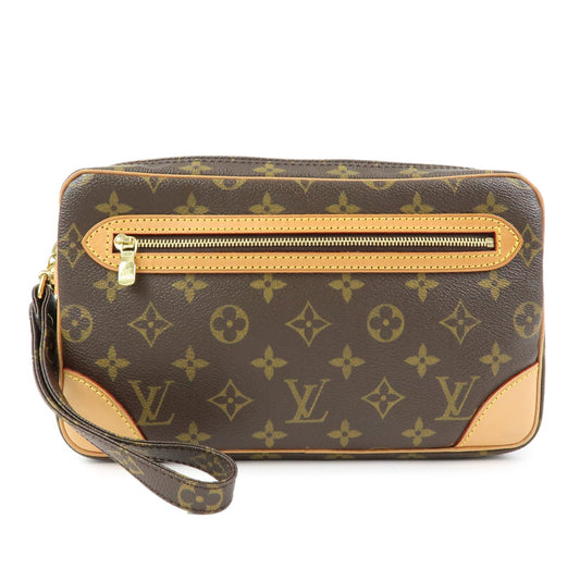 Louis Vuitton Monogram Marly Dragonne GM Clutch Bag Brown M51825【Pre-order】