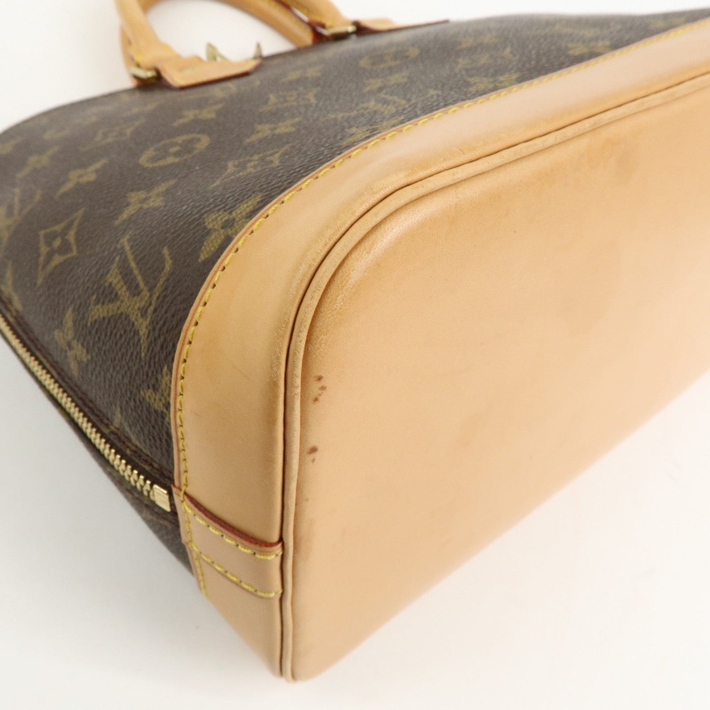Louis Vuitton Monogram Canvas Alma Hand Bag Brown M51130 Used【Pre-order】