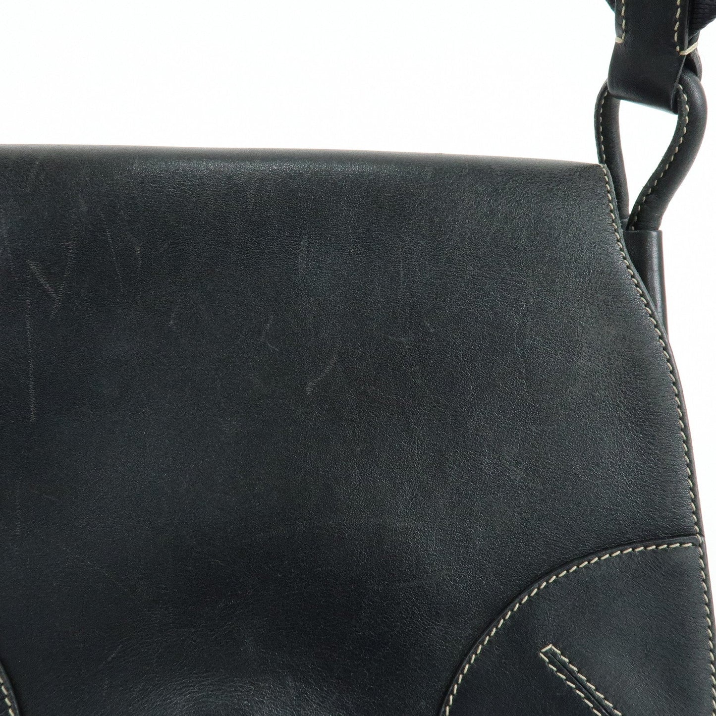 Prada Leather Shoulder Bag Hand Bag Black【Pre-order】