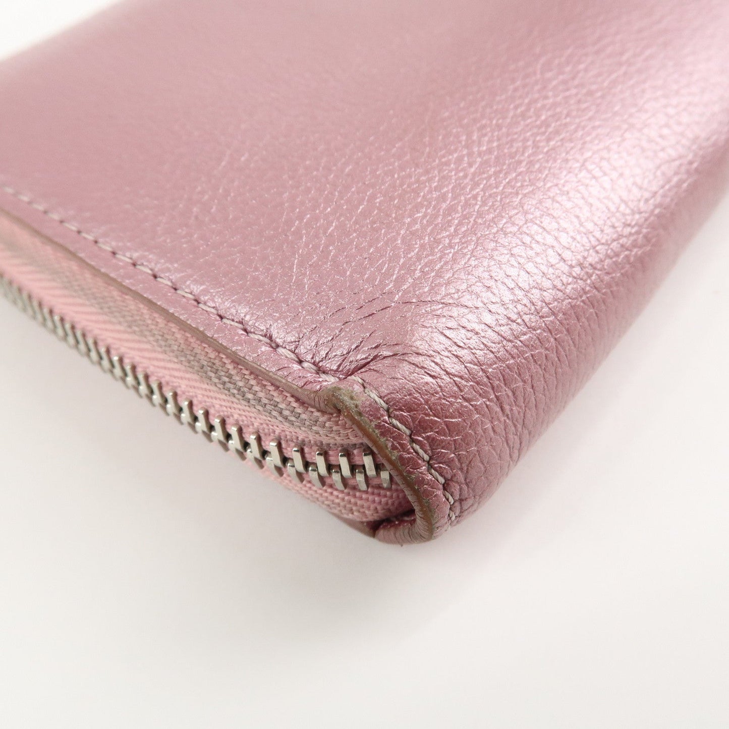 Louis Vuitton Calf Leather Zippy Lock Me Wallet Crystal Rose M69812【Pre-order】