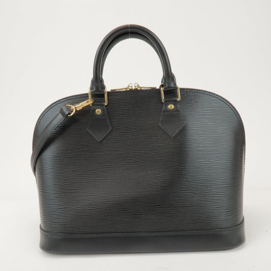 Louis Vuitton Epi Alma 2Way Hand Bag Shoulder Bag Noir Black M52142【Pre-order】