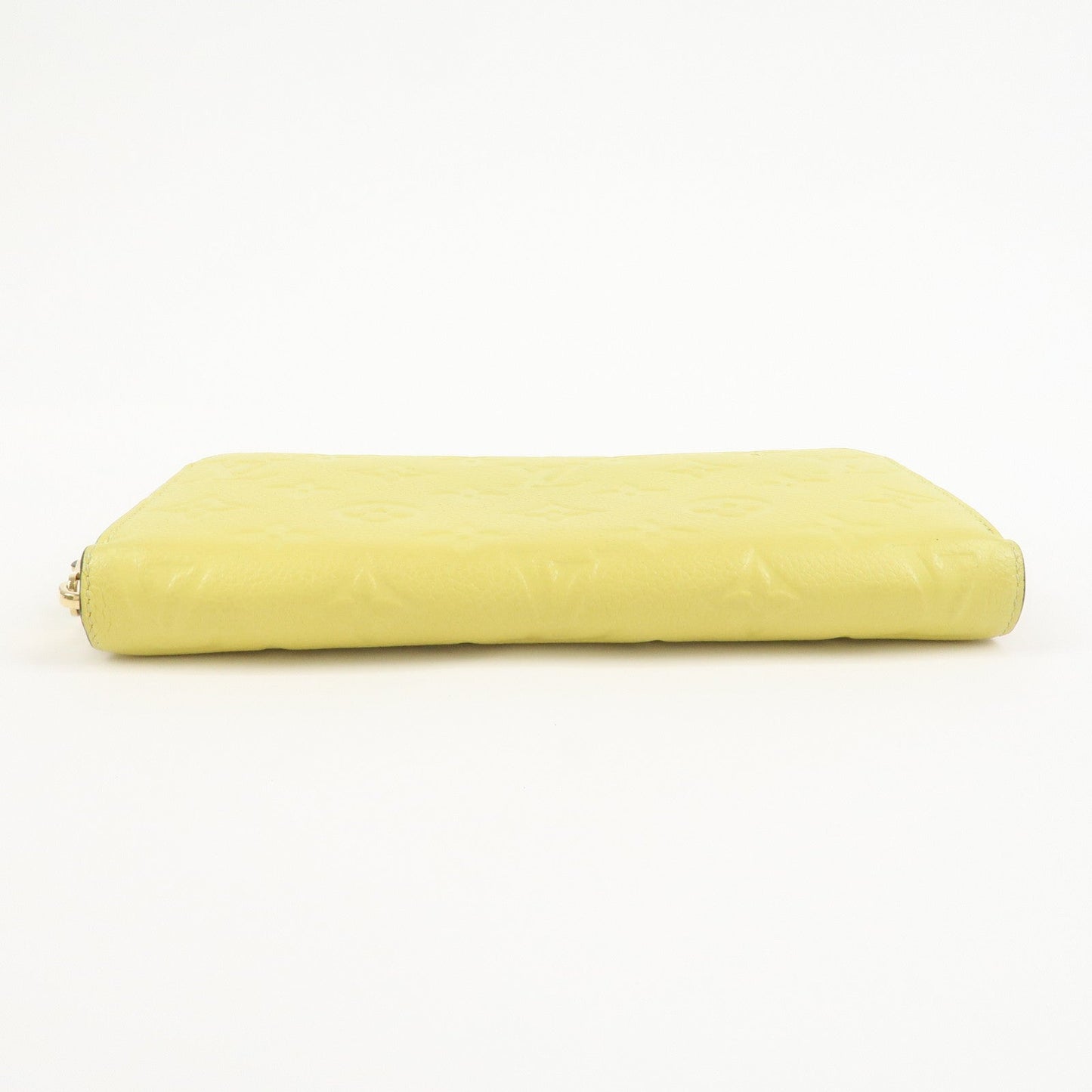 Louis Vuitton Monogram Empreinte Round Zippy Wallet Jaune M82043【Pre-order】