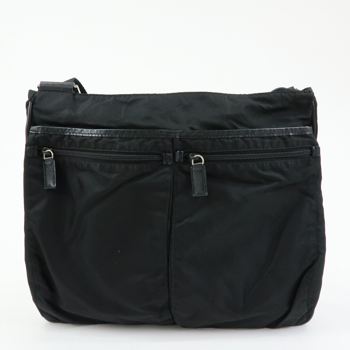 Prada Triangle Logo Nylon Shoulder Bag Crossbody Bag Black【Pre-order】