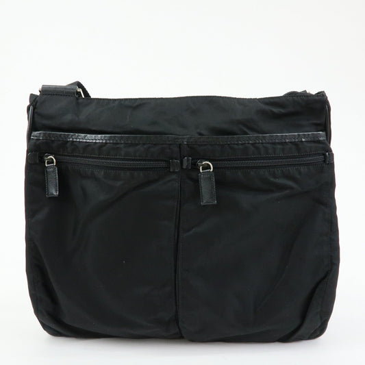 Prada Triangle Logo Nylon Shoulder Bag Crossbody Bag Black【Pre-order】