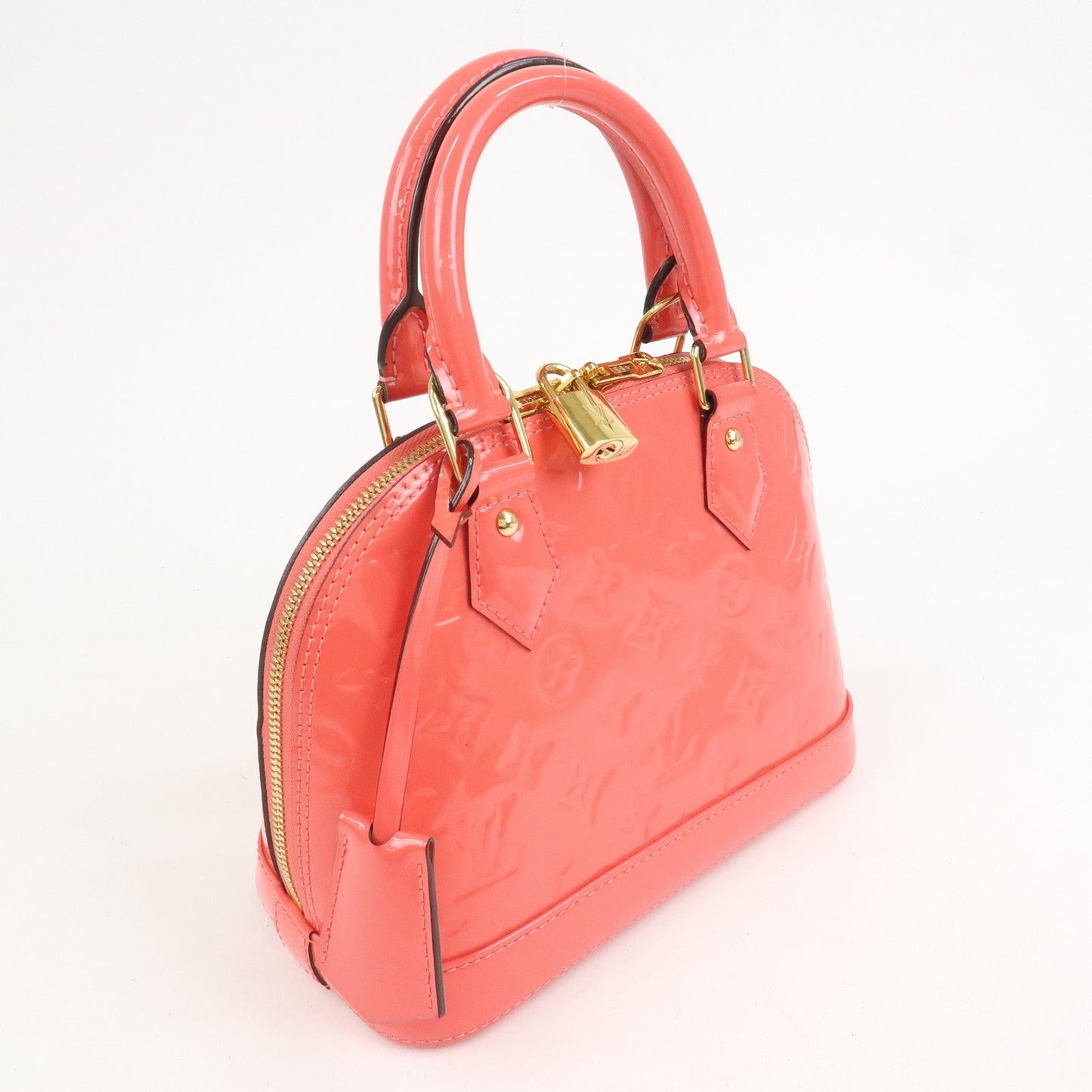 Louis Vuitton Monogram Vernis Alma BB 2Way Bag Hand Bag Rose Rich M90259【Pre-order】