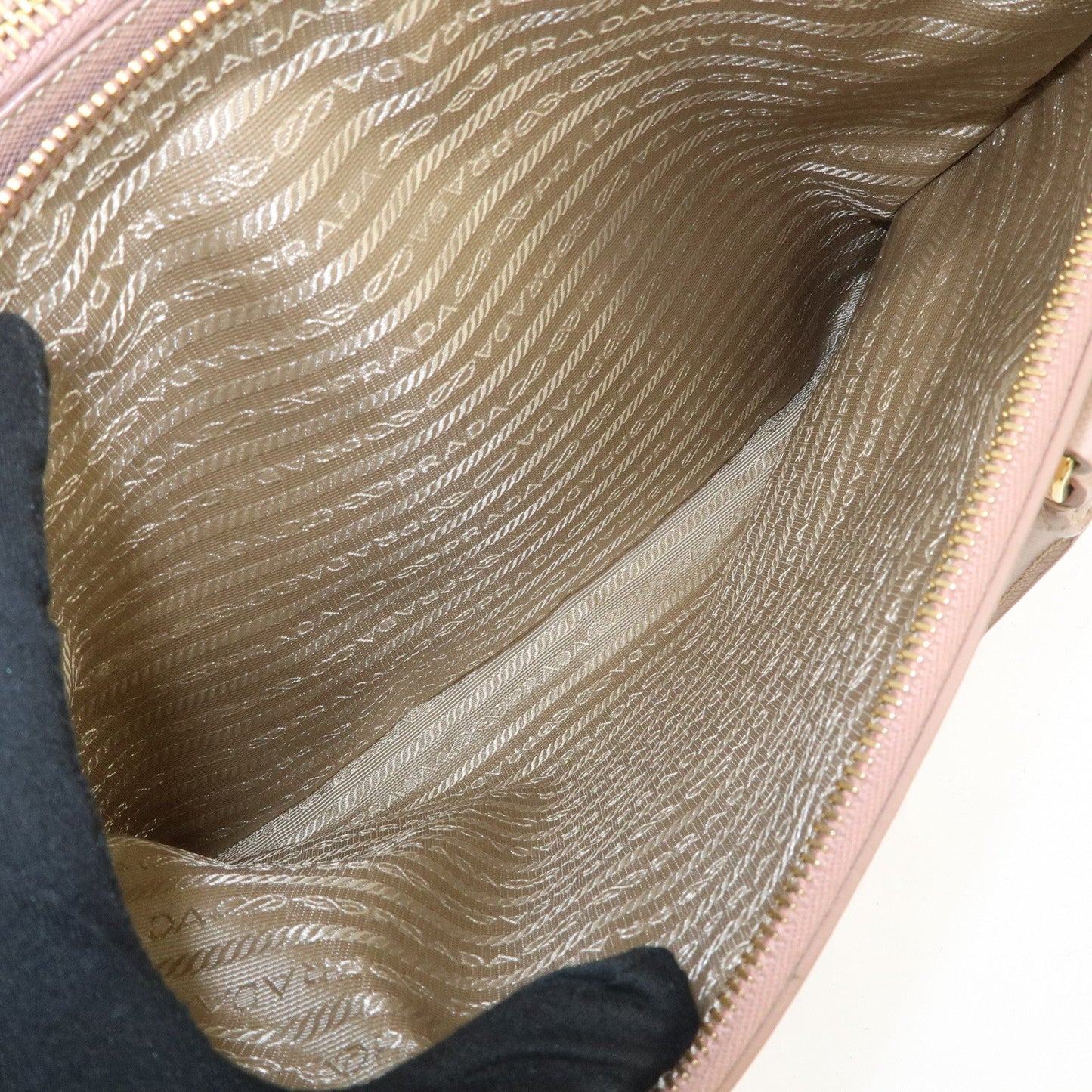 Prada Triangle Logo Galleria 2Way Bag Shoulder Bag Pink BN2274【Pre-order】