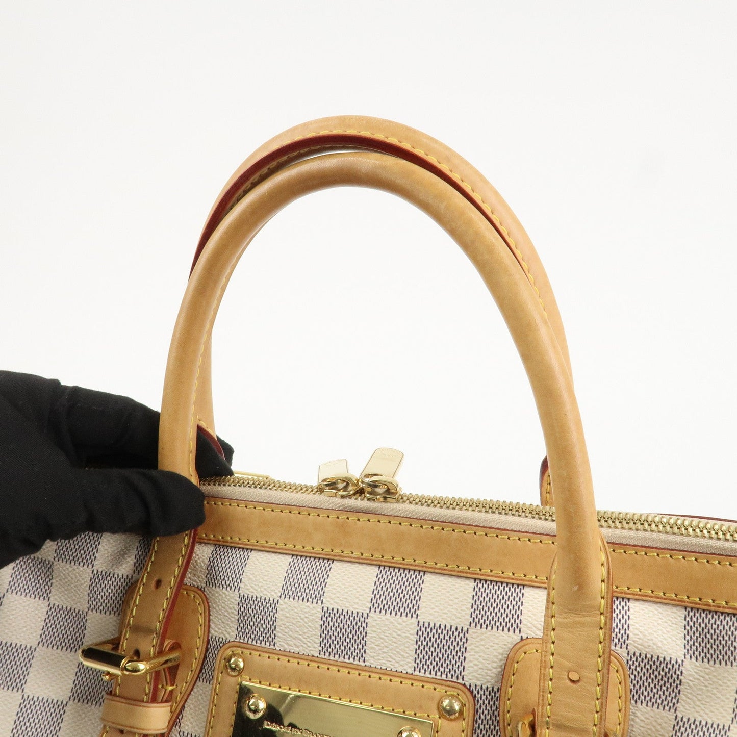 Louis Vuitton Damier Azur Leather Canvas Berkeley Hand Bag N52001【Pre-order】