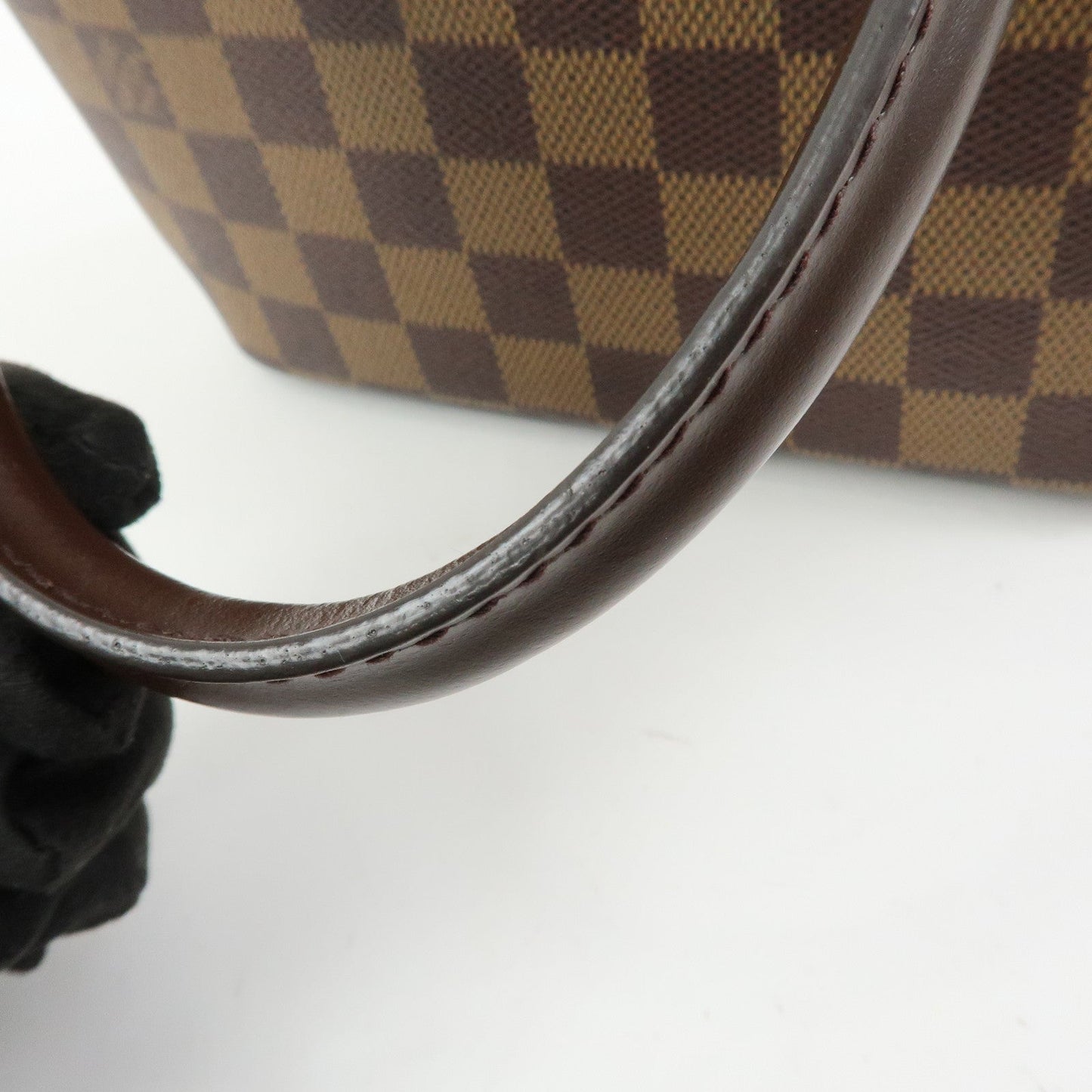 Louis Vuitton Saleya Mini Damier Ebene Canvas Leather Hand Bag【Pre-order】