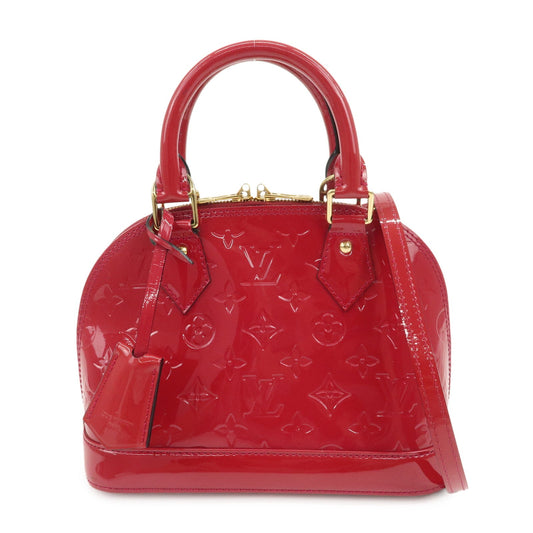 Louis Vuitton Monogram Vernis Alma BB 2Way Bag Rose Indien M91771【Pre-order】