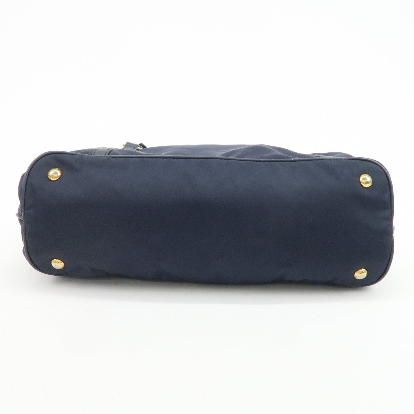Prada Nylon Saffiano Leather Shoulder Bag Tote Bag Navy【Pre-order】