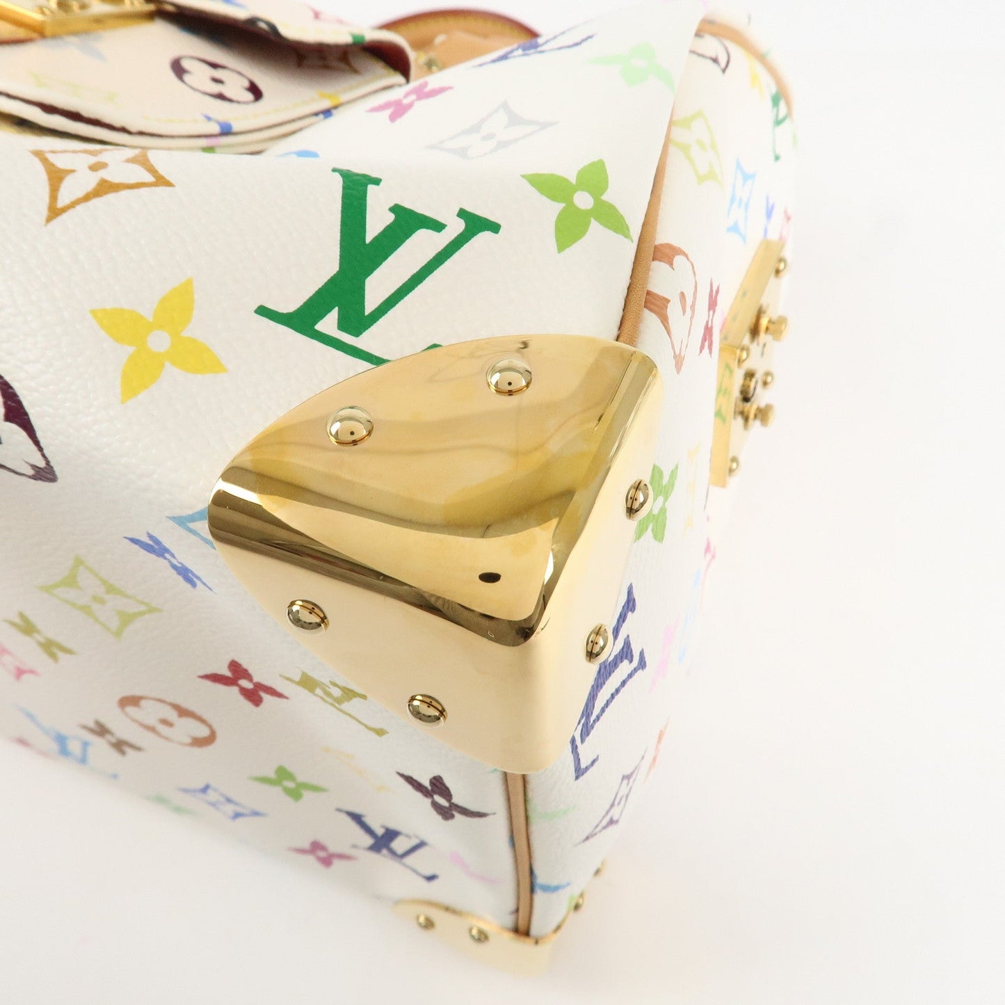 Louis Vuitton Monogram Multicolor Speedy 30 Hand Bag Blanc M92643【Pre-order】