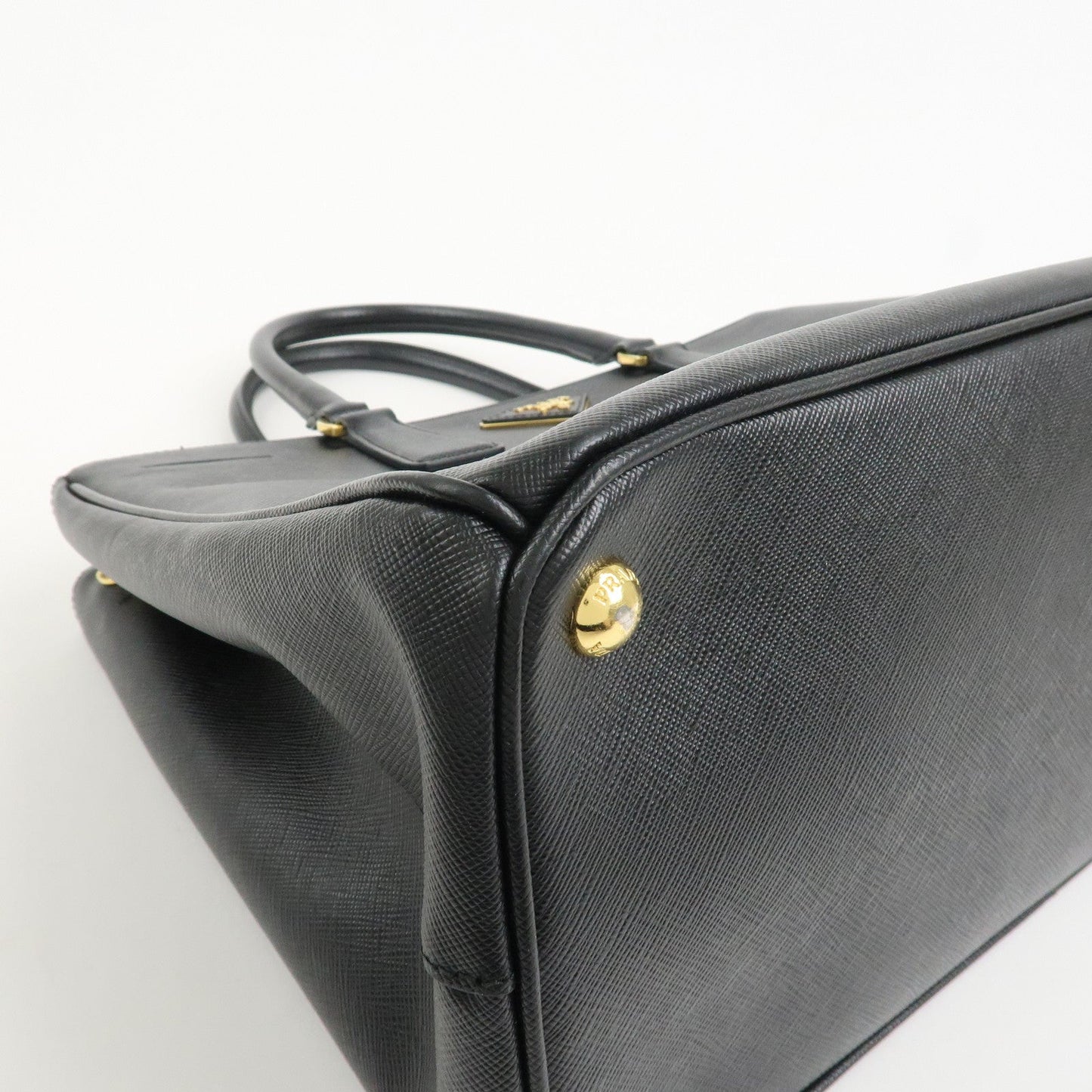 Prada Triangle Logo Galleria Saffiano Leather 2Way Bag Black 1BA274【Pre-order】