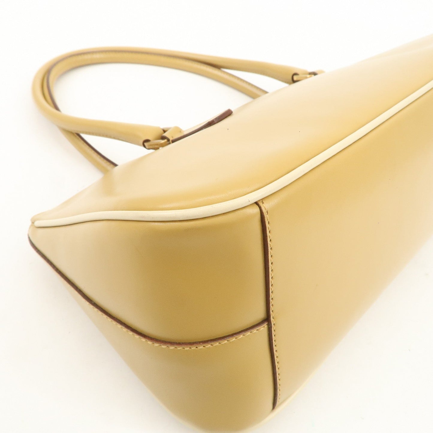 Prada Leather Shoulder Bag Hand Bag Light Brown【Pre-order】