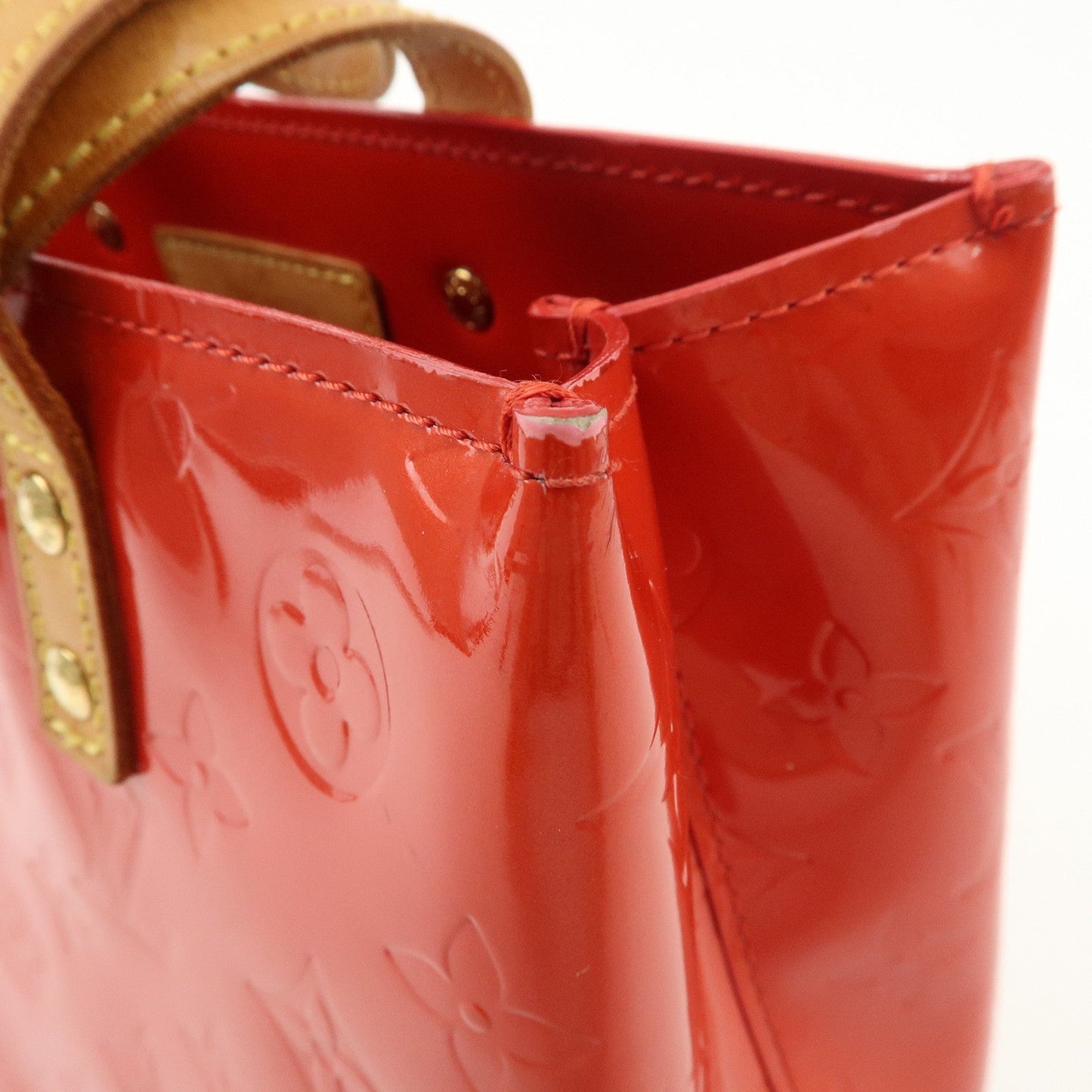 Louis Vuitton Monogram Vernis Lead PM Hand Bag Rouge M91088【Pre-order】