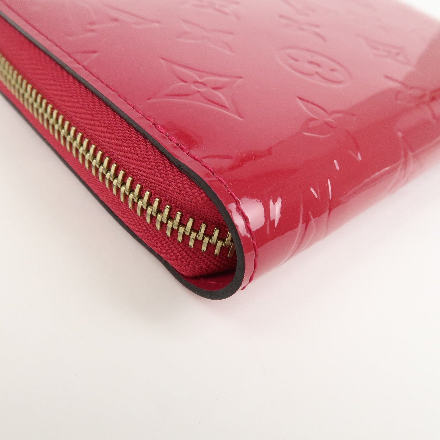 Louis Vuitton Monogram Vernis Round Zippy Wallet Rose Indien M91597【Pre-order】