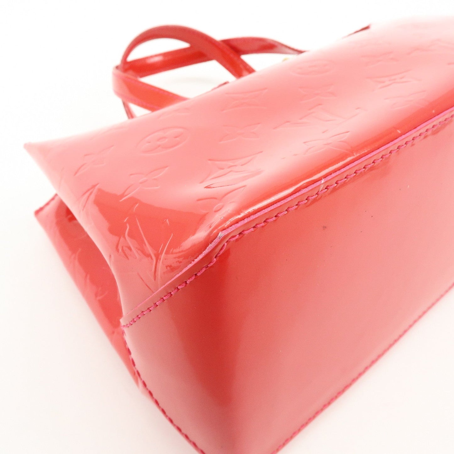 Louis Vuitton Monogram Vernis Wilshire PM Hand Bag Rose Pop M93643【Pre-order】
