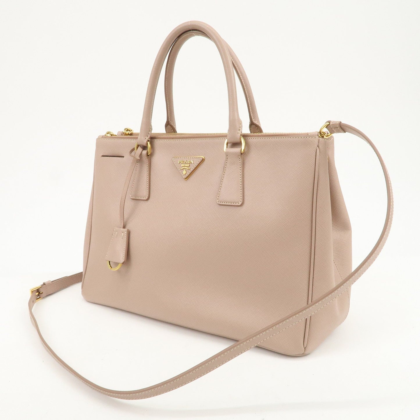 Prada Triangle Logo Galleria 2Way Bag Shoulder Bag Pink BN2274【Pre-order】