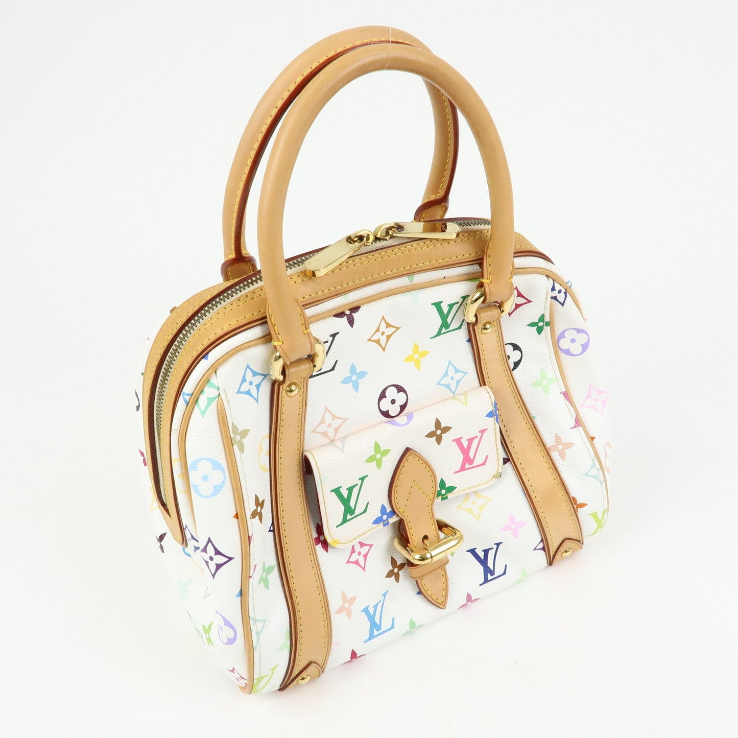 Louis Vuitton Monogram Multicolor Priscilla Hand Bag Blanc M40096【Pre-order】