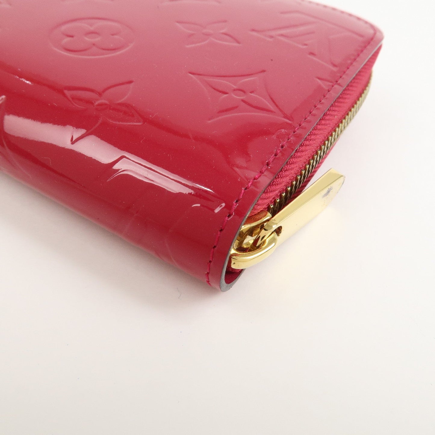 Louis Vuitton Monogram Vernis Round Zippy Wallet Rose Indien M91597【Pre-order】