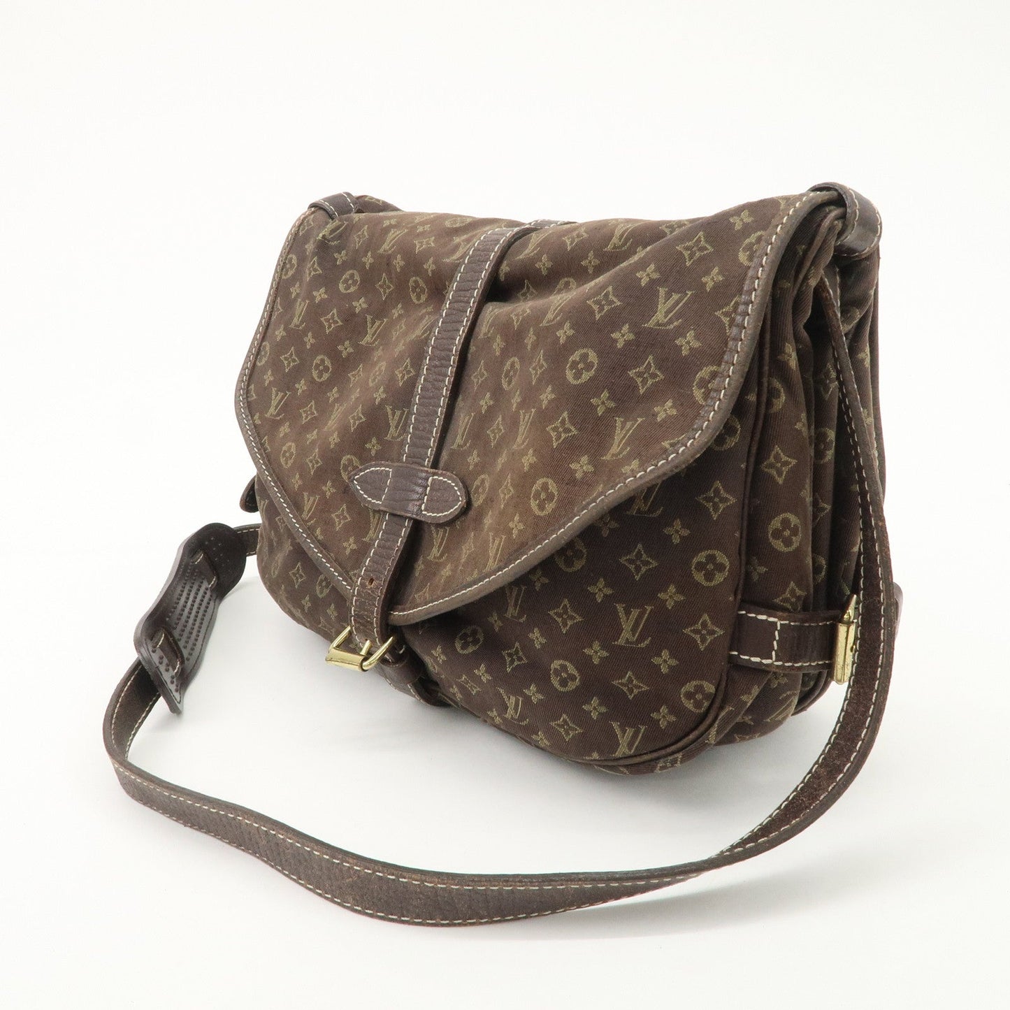 Louis Vuitton Monogram Mini Saumur 30 Hand Bag Brown Canvas M95227【Pre-order】