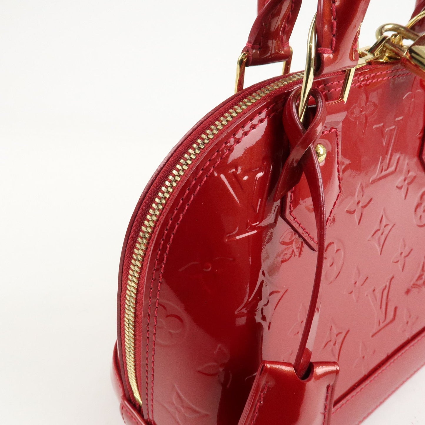 Louis Vuitton Monogram Vernis Alma BB 2Way Bag Red POMME D'AMOUR M91606【Pre-order】