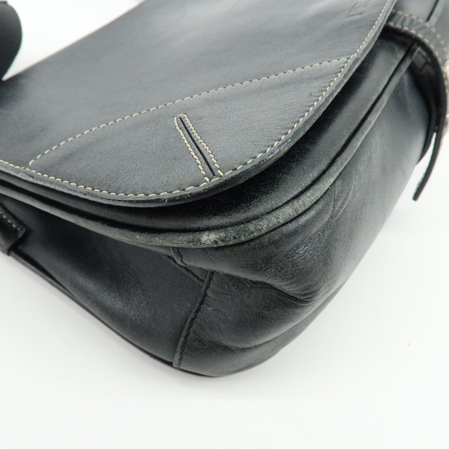 Prada Leather Shoulder Bag Hand Bag Black【Pre-order】
