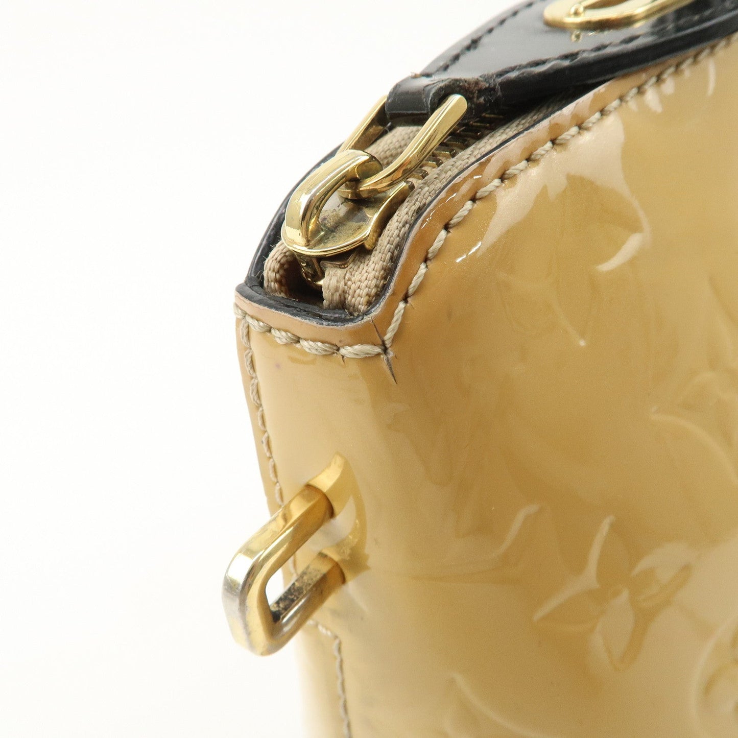 Louis Vuitton Monogram Verni Lockit PM Hand Bag Dune M90251【Pre-order】
