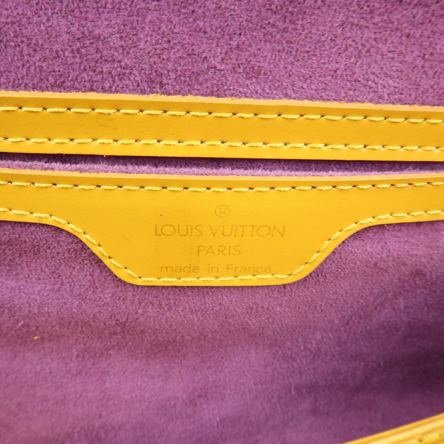 Louis Vuitton Epi Leather Soufflot Hand Bag Tassili Yellow M52229【Pre-order】