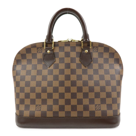 Louis Vuitton Damier Canvas Leather Alma PM Hand Bag Brown N51131【Pre-order】