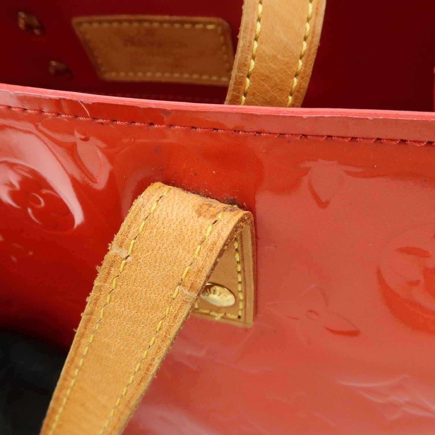 Louis Vuitton Monogram Vernis Lead PM Hand Bag Rouge M91088【Pre-order】