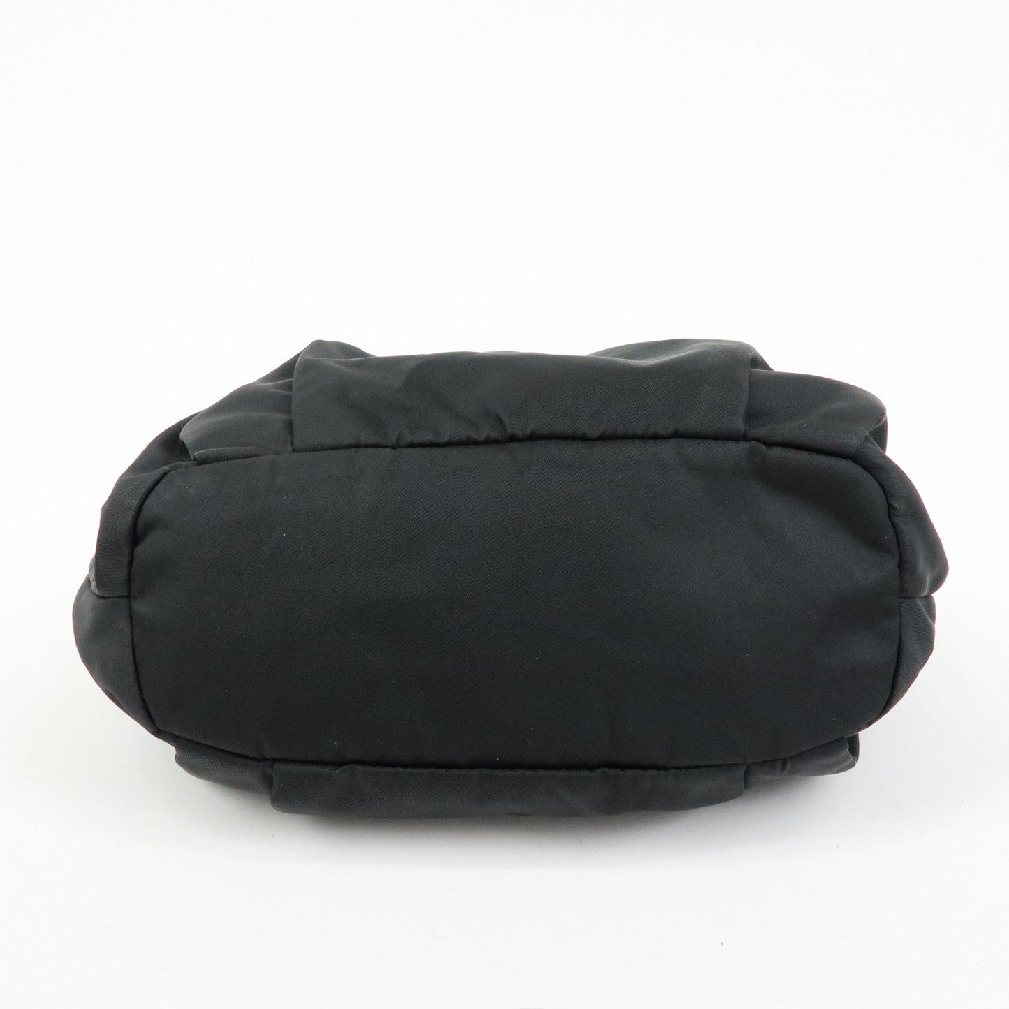 Prada Ribbon Nylon Leather Shoulder Bag Hand Bag Black BR4237【Pre-order】