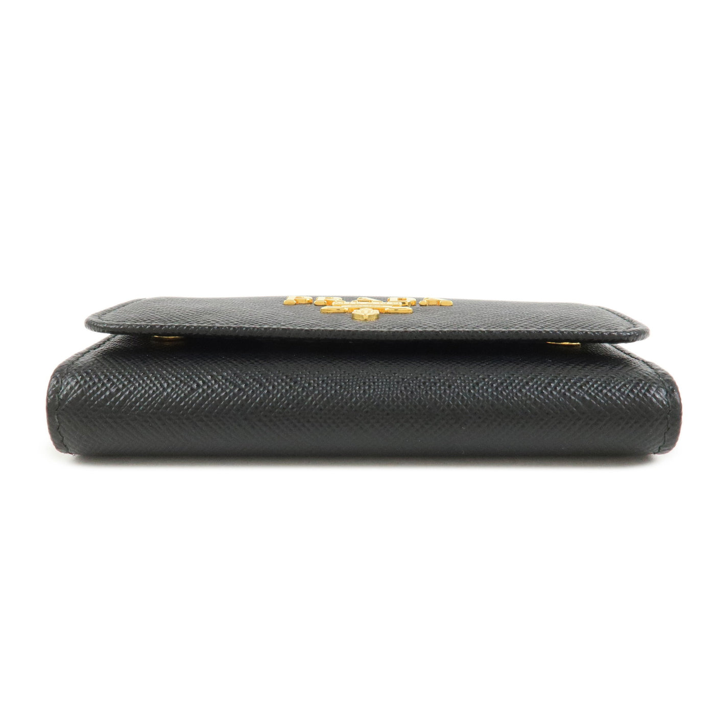 Prada Saffiano Leather 4 Ring Key Case Key Chain Black【Pre-order】