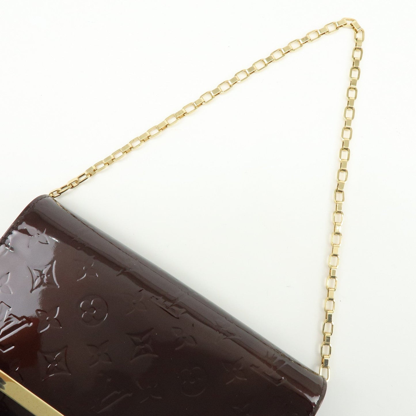 Louis Vuitton Monogram Vernis Clutch Ana Clutch Bag Amarante M90093【Pre-order】