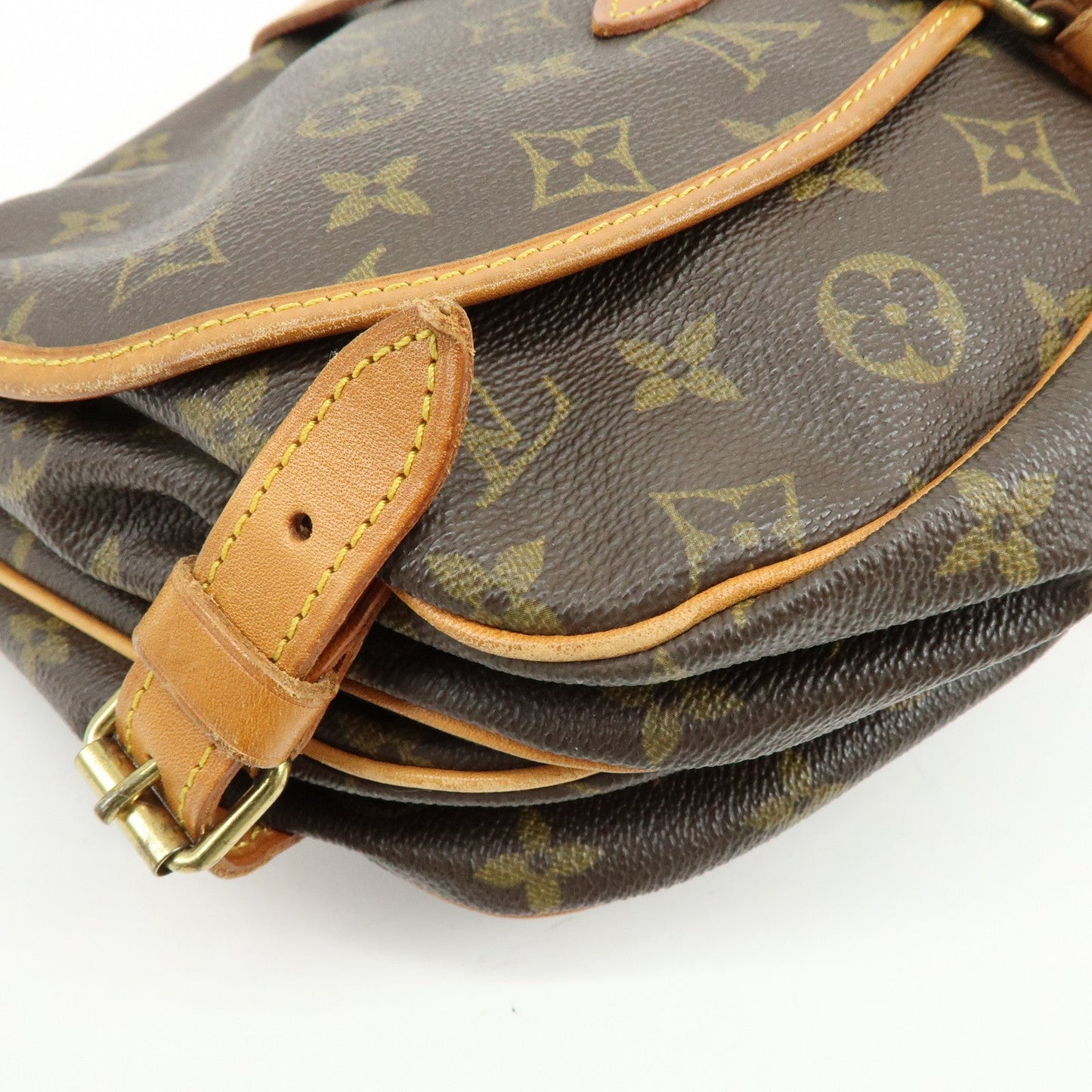 Louis Vuitton Monogram Saumur 30 Canvas Shoulder Bag Brown M42256【Pre-order】