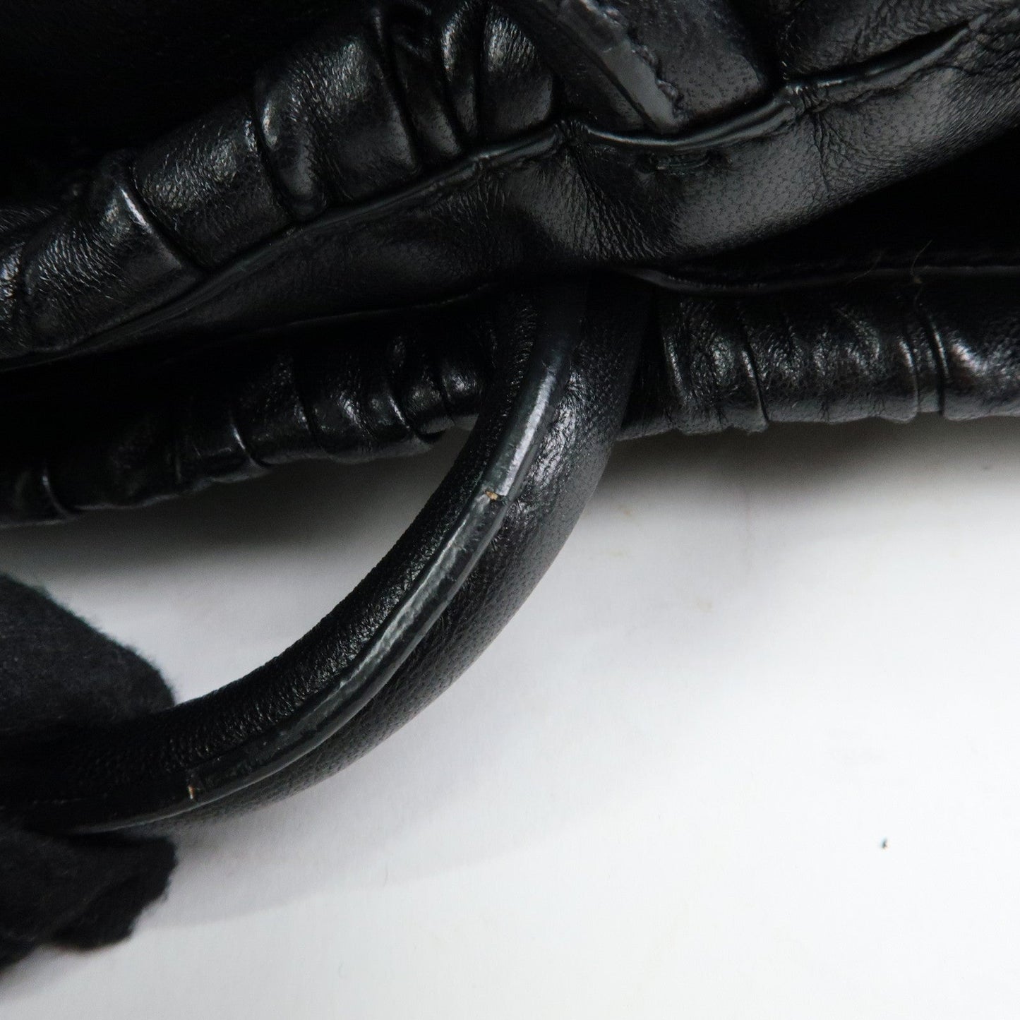 Prada Ribbon Nappa Gaufure Leather 2Way Bag Black BN1932【Pre-order】