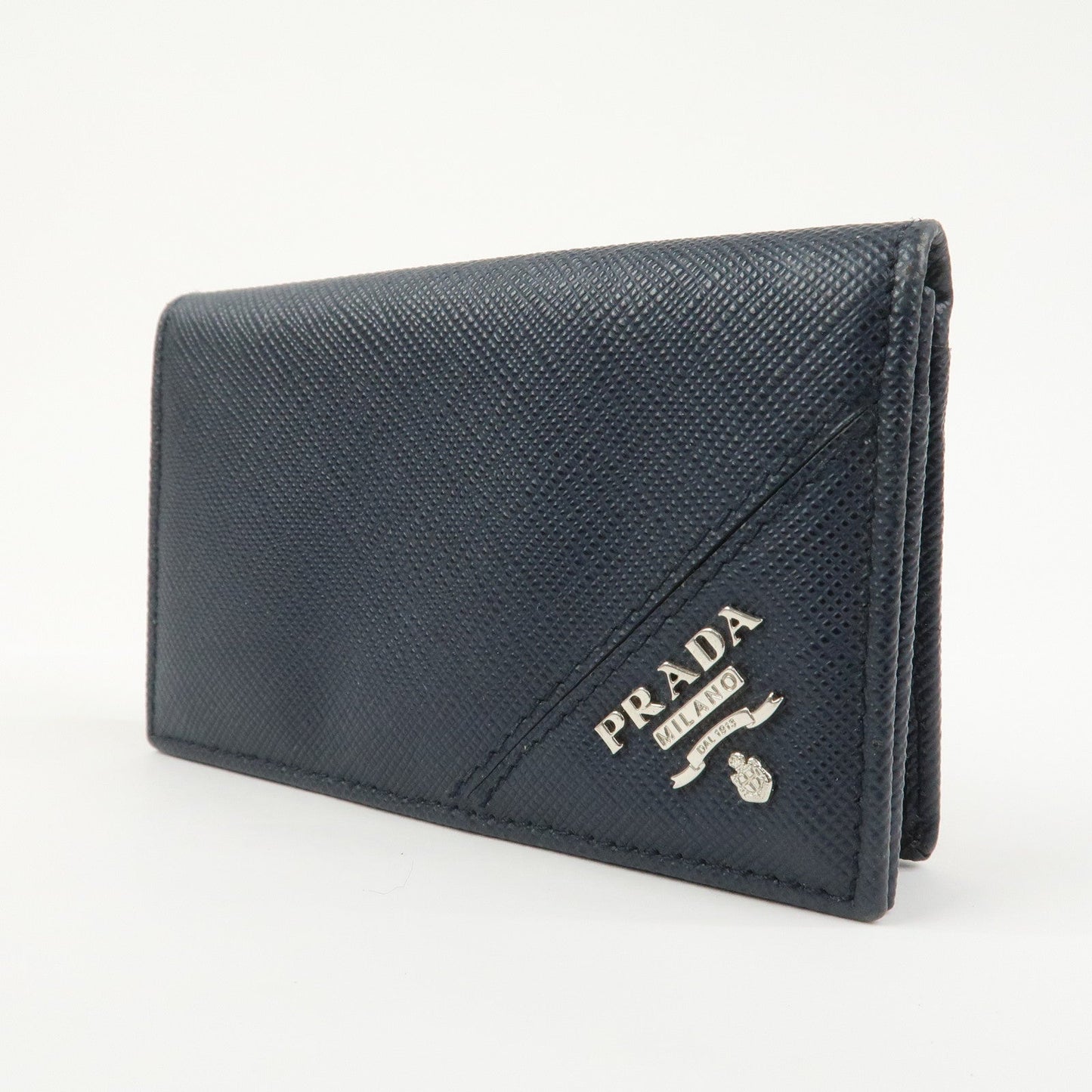 Prada Saffiano Leather Card Case Card Holder Navy 2MC122【Pre-order】