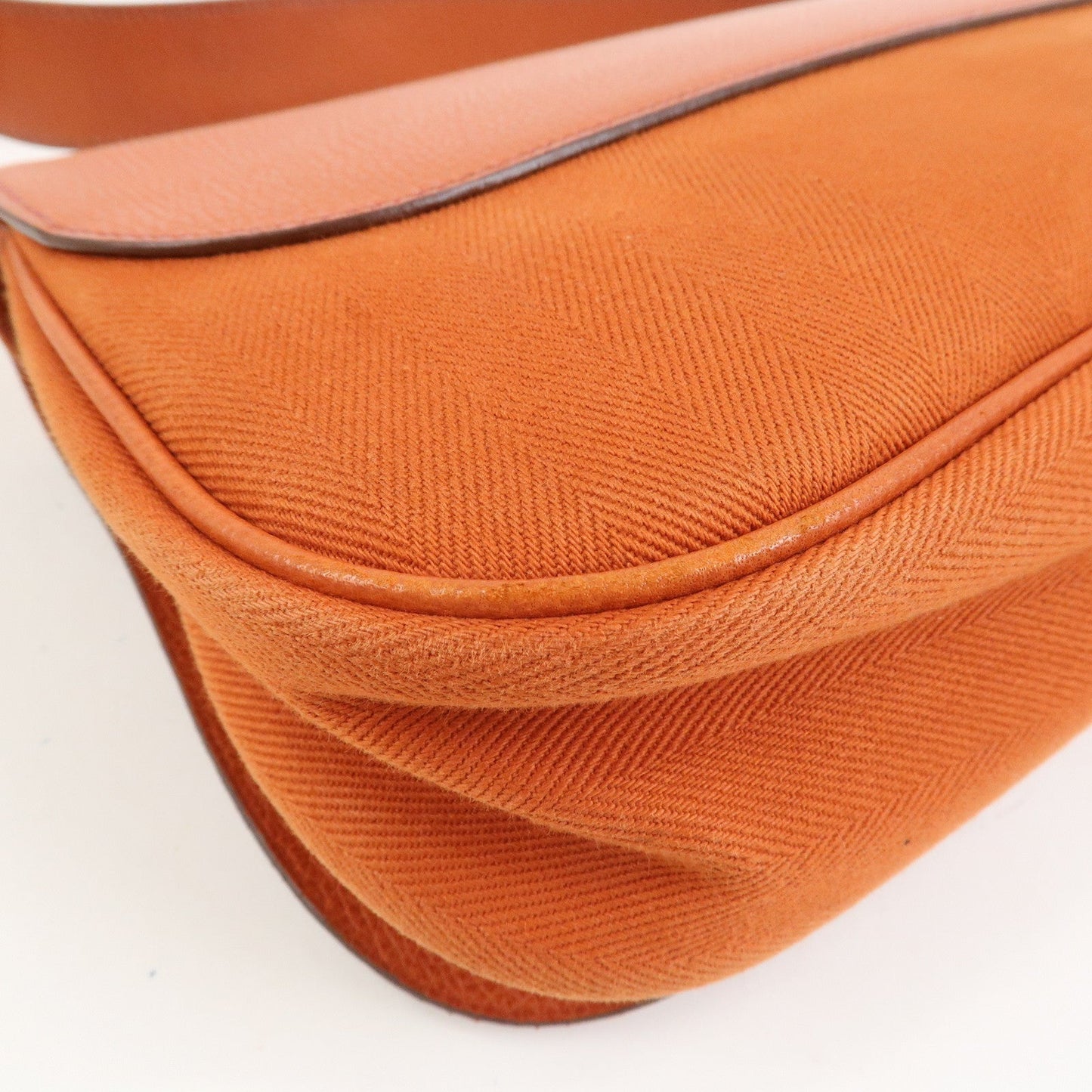 Hermes Sac Colorado MM Toile H Leather □I Stamped Shoulder Bag【Pre-order】