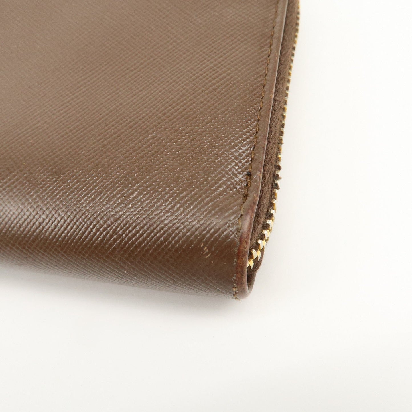 Prada Triangle Logo Saffiano Leather Round Zippy Wallet 1M0506【Pre-order】