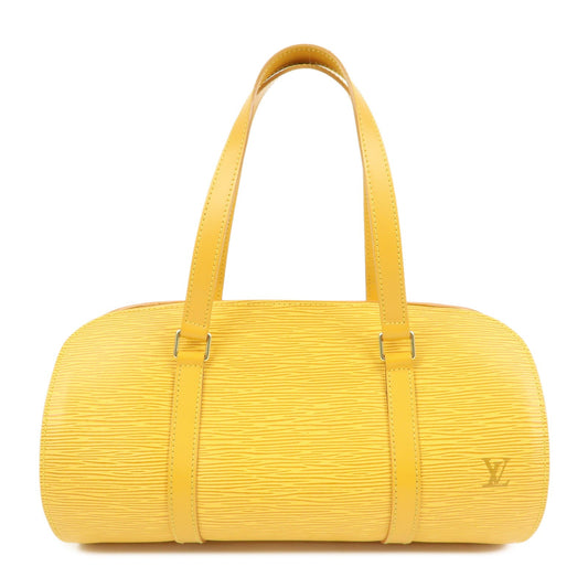 Louis Vuitton Epi Leather Soufflot Hand Bag Tassili Yellow M52229【Pre-order】
