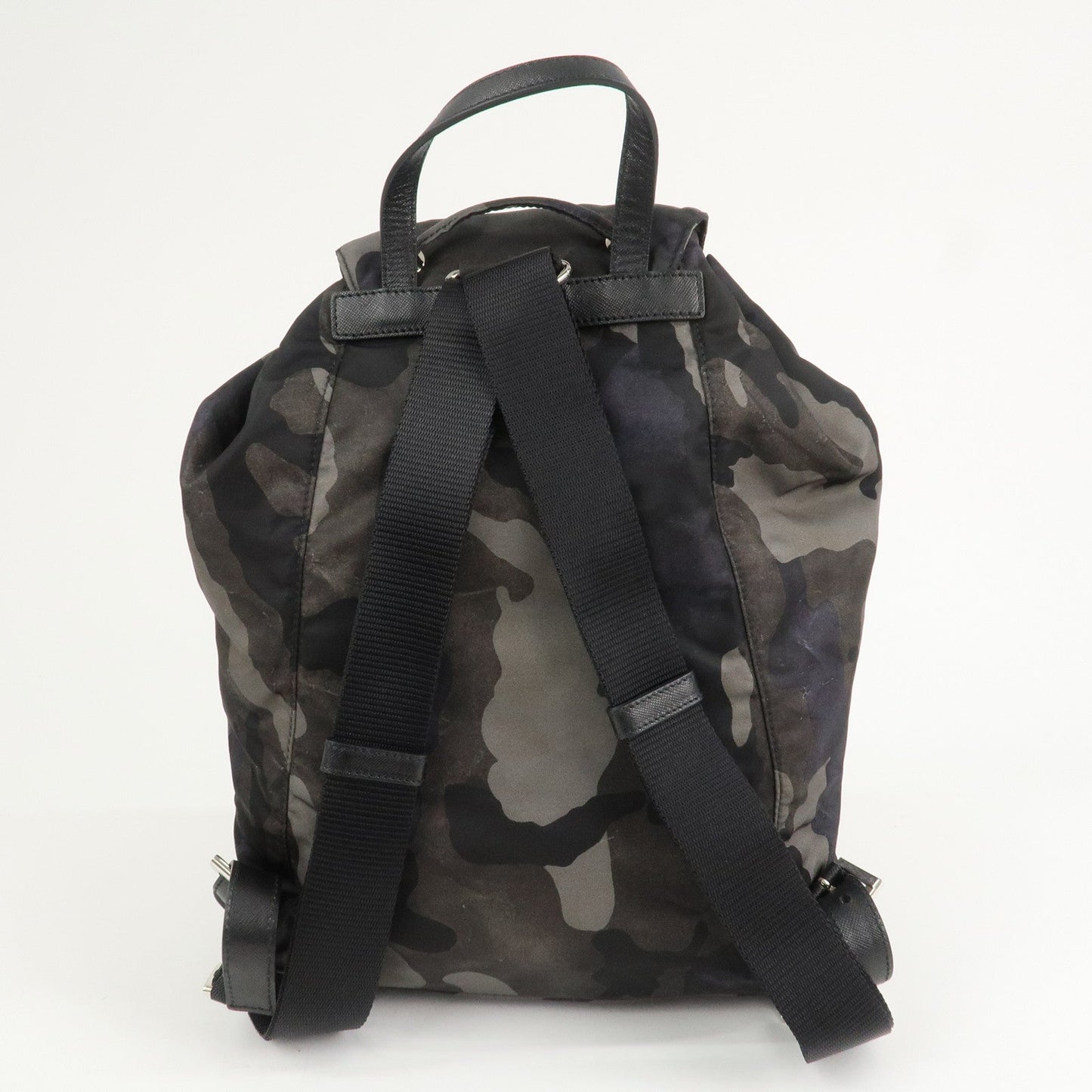 Prada Triangle Logo Nylon Camouflage Backpack Ruck Sack BZ0032【Pre-order】