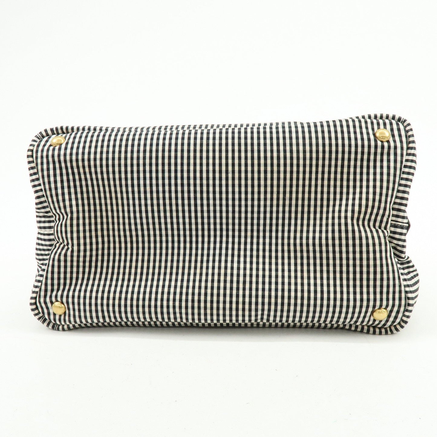 Prada Canapa Canvas 2Way Bag Hand Bag Shoulder Bag Black Ivory【Pre-order】