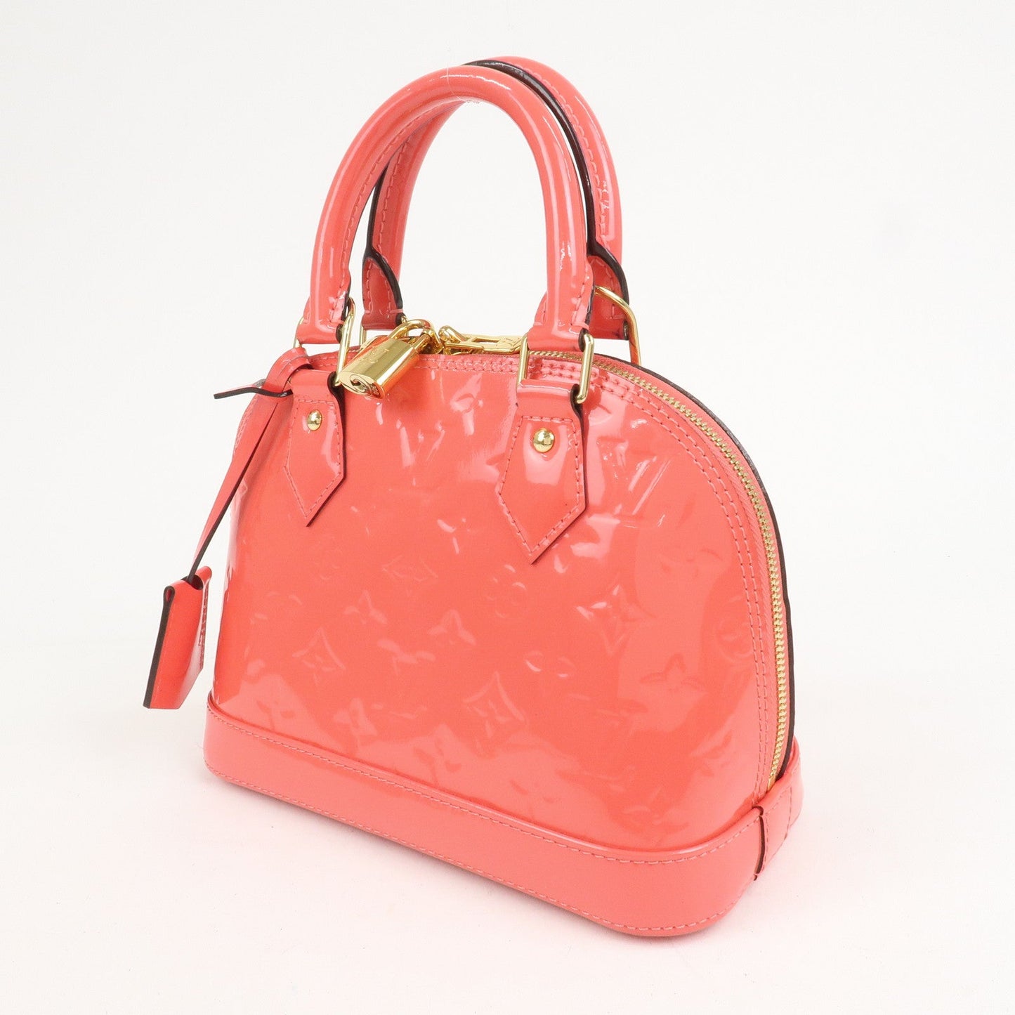 Louis Vuitton Monogram Vernis Alma BB 2Way Bag Hand Bag Rose Rich M90259【Pre-order】