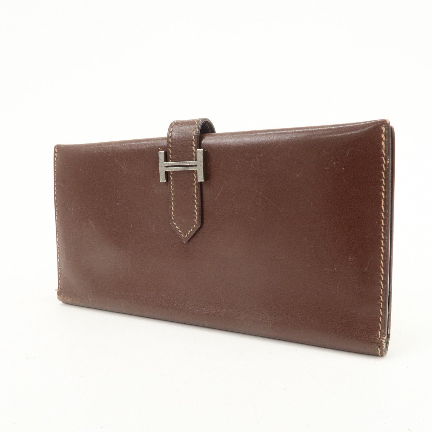 Hermes Béarn Classic Leather Long Wallet F Stamped【Pre-order】